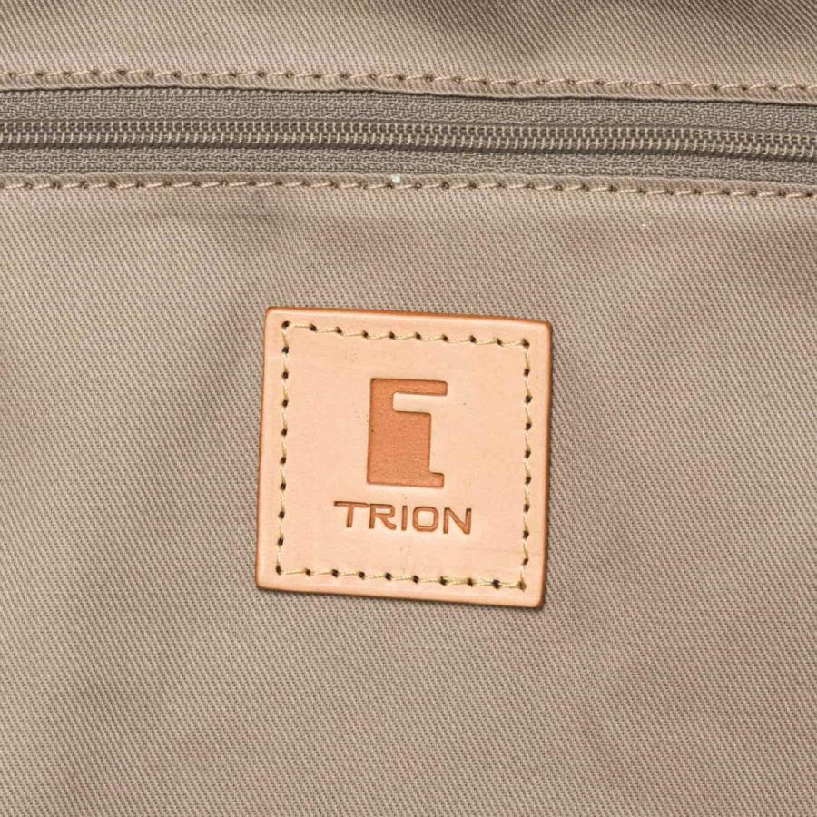 メンズ リュック TRION トライオン マチなしバックパック B4 レザー 本革 ビジネス 通勤 スリム 薄い B4対応 16インチPC対応 レディース | HIGHTIDE | 11