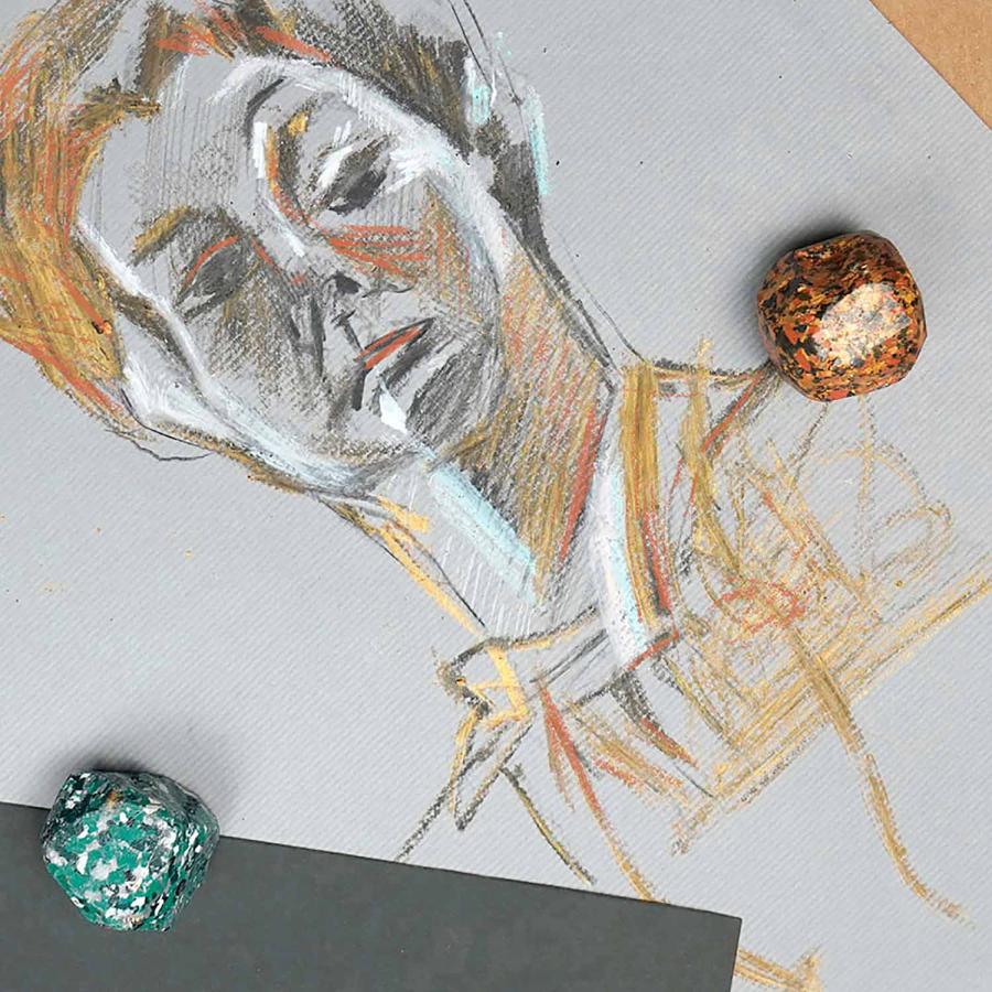 クレヨン  unto アント カラージェム 3個セット クレヨン くれよん 大人 子供 子ども お絵描き 画材 安全 おしゃれ オブジェ インテリア ギフト プレゼント | HIGHTIDE | 09