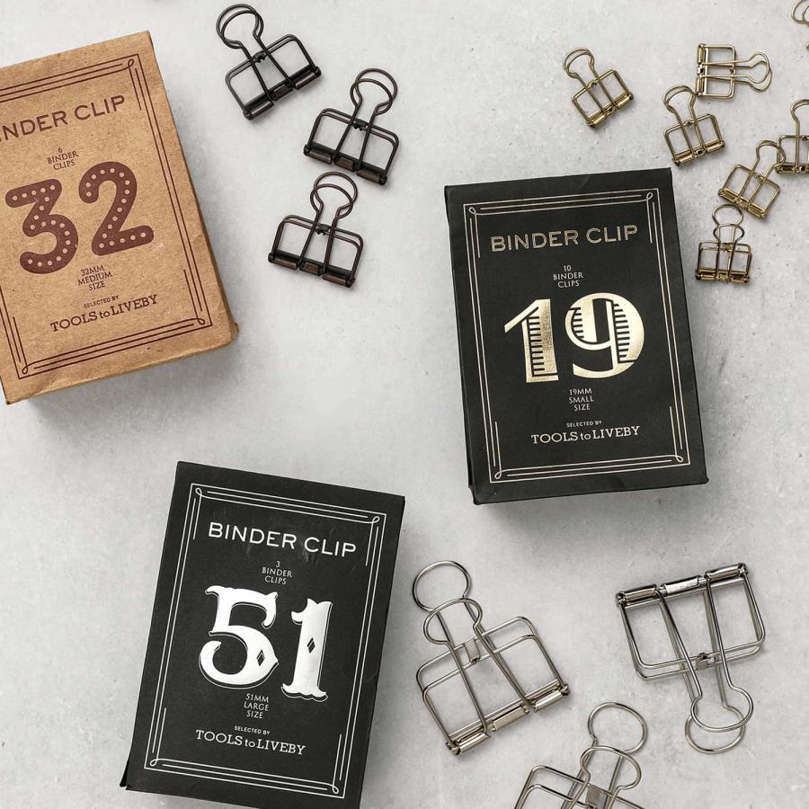 クリップ TOOLS to LIVEBY ツールズ トゥ リブバイ クリップ19 かわいい 文房具 ゴールド おしゃれ | HIGHTIDE | 17