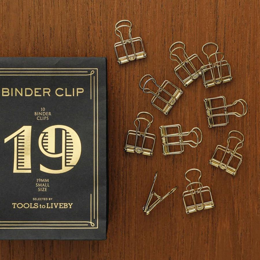 クリップ TOOLS to LIVEBY ツールズ トゥ リブバイ クリップ19 かわいい 文房具 ゴールド おしゃれ | HIGHTIDE | 10