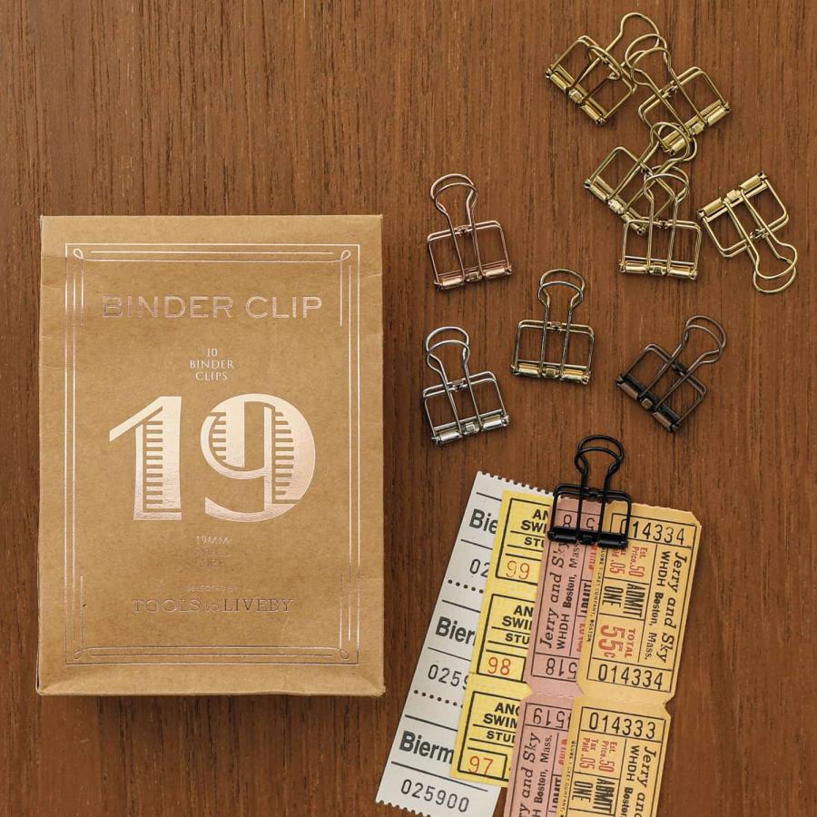 クリップ TOOLS to LIVEBY ツールズ トゥ リブバイ クリップ19 かわいい 文房具 ゴールド おしゃれ | HIGHTIDE | 09