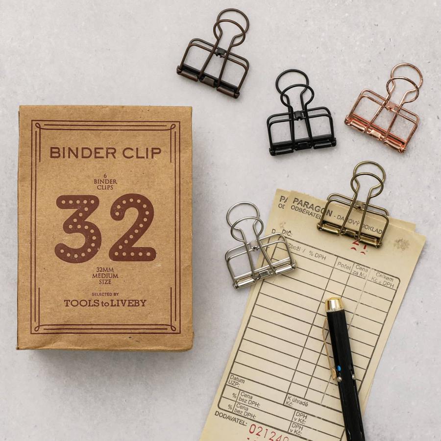 クリップ TOOLS to LIVEBY ツールズ トゥ リブバイ クリップ32 かわいい 文房具 ゴールド おしゃれ | HIGHTIDE