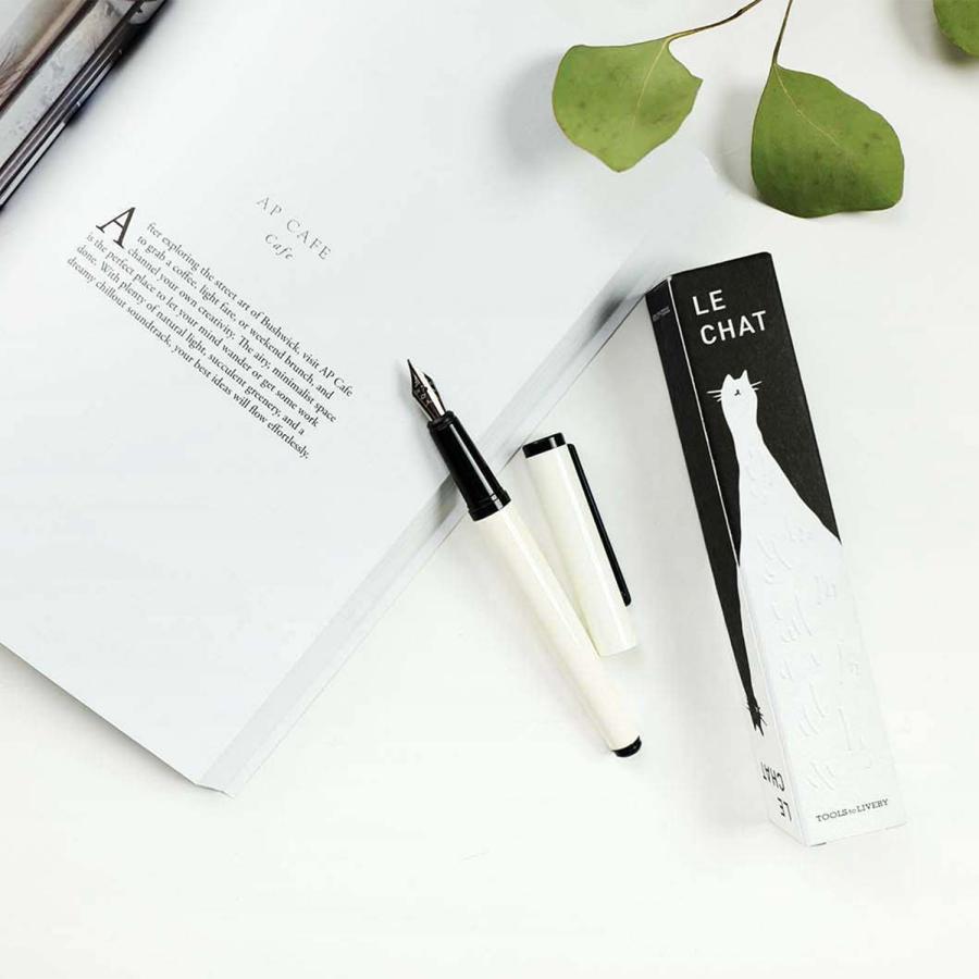 万年筆 高級 TOOLS to LIVEBY ツールズ トゥ リブバイ ファウンテンペン 猫 ネコ 可愛い 動物 文房具 入学祝い | HIGHTIDE | 08