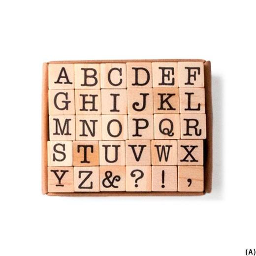 TOOLS to LIVEBY ツールズ トゥ リブバイ アルファベットスタンプ | HIGHTIDE | 01