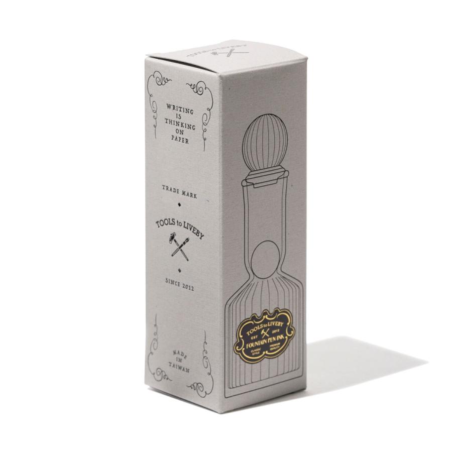 万年筆 インク 瓶 TOOLS to LIVEBY ツールズ トゥ リブバイ ガラスインクボトル 赤 青 緑 茶 おしゃれ | HIGHTIDE | 05