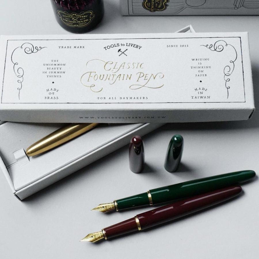 万年筆 高級 TOOLS to LIVEBY ツールズ トゥ リブバイ ファウンテンペン F 細字 プレゼント 男性 女性 入学祝い | HIGHTIDE