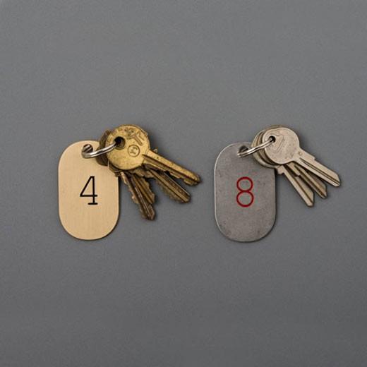 キーホルダー キーリング CANDY DESIGN&WORKS カレンダータグ レッド キャンディデザイン&ワークス プレート 鍵 数字 誕生月 誕生日 ラッキーナンバー | DETAIL | 18