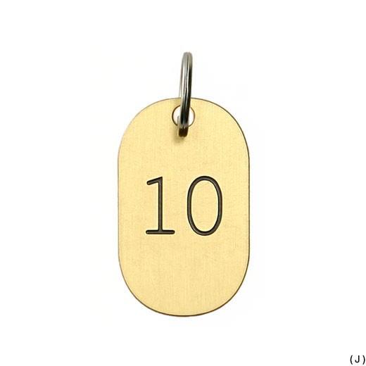 キーホルダー キーリング CANDY DESIGN&WORKS カレンダータグ ブラック キャンディデザイン&ワークス プレート 鍵 数字 誕生月 誕生日 ラッキーナンバー | DETAIL | 10