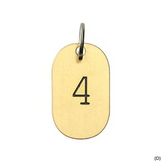 キーホルダー キーリング CANDY DESIGN&WORKS カレンダータグ ブラック キャンディデザイン&ワークス プレート 鍵 数字 誕生月 誕生日 ラッキーナンバー | DETAIL | 04