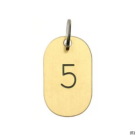 キーホルダー キーリング CANDY DESIGN&WORKS カレンダータグ ブラック キャンディデザイン&ワークス プレート 鍵 数字 誕生月 誕生日 ラッキーナンバー | DETAIL | 05