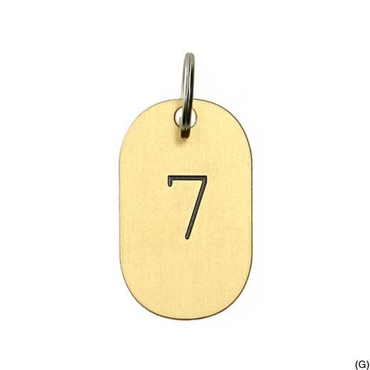 キーホルダー キーリング CANDY DESIGN&WORKS カレンダータグ ブラック キャンディデザイン&ワークス プレート 鍵 数字 誕生月 誕生日 ラッキーナンバー | DETAIL | 07