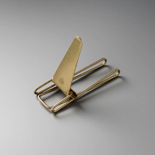 マネークリップ CANDY DESIGN&WORKS ホッパーダブルクリップ カードホルダー 財布 メンズ レディース コンパクト おしゃれ 真鍮 ニッケル カード ギフト | DETAIL | 04