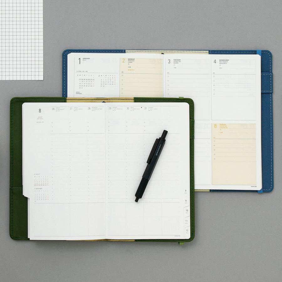 手帳カバー Shade シェイド ダイアリーカバー B6サイズ (Tタイプ／Yタイプ対応)  手帳用カバー 新書サイズ ハイタイド 手帳 スケジュール帳 | HIGHTIDE DIARY | 15