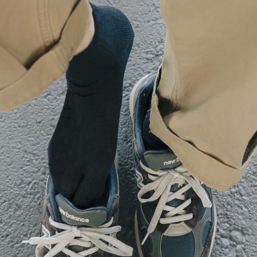 和紙糸ソックス L (メンズ) 直営店限定 和紙糸混 和紙混 ソックス ショート丈 靴下 足袋ソックス | HIGHTIDE | 15