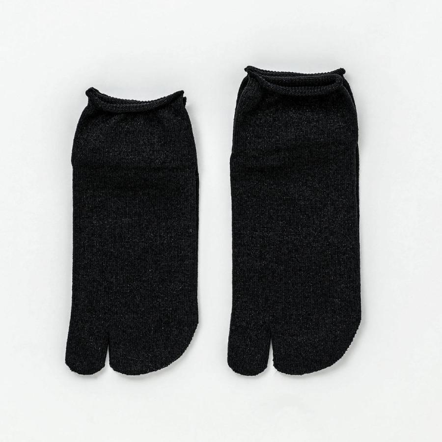 和紙糸ソックス L (メンズ) 直営店限定 和紙糸混 和紙混 ソックス ショート丈 靴下 足袋ソックス | HIGHTIDE | 07