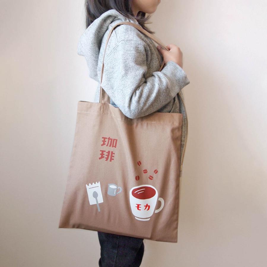トートバッグ ニューレトロ レディース ミニ 小さめ コーヒー サウナ トラベル コットン 綿 軽量 肩掛け かわいい | HIGHTIDE | 16