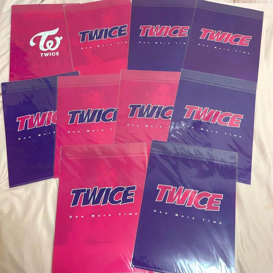 TWICE one more time 公式 クリアファイル コンプセット TWICE one more time 公式 クリアファイル コンプセット