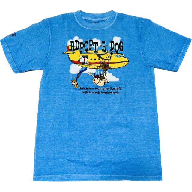 crazy shirts HAWAII クレイジーシャツ ハワイ Tシャツ スカイダイビング ブルーハワイ染め Sサイズ メンズ 直営品 新品