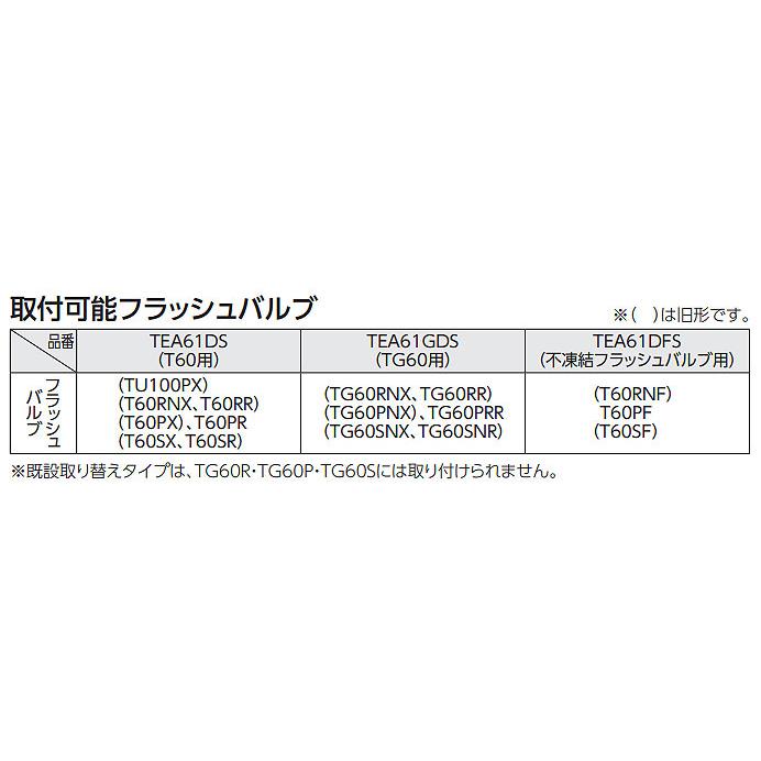TOTO 小便器用自動フラッシュバルブ(既設取替タイプ) TEA61DS TOTO 小便器用自動フラッシュバルブ(既設取替タイプ) TEA61DS