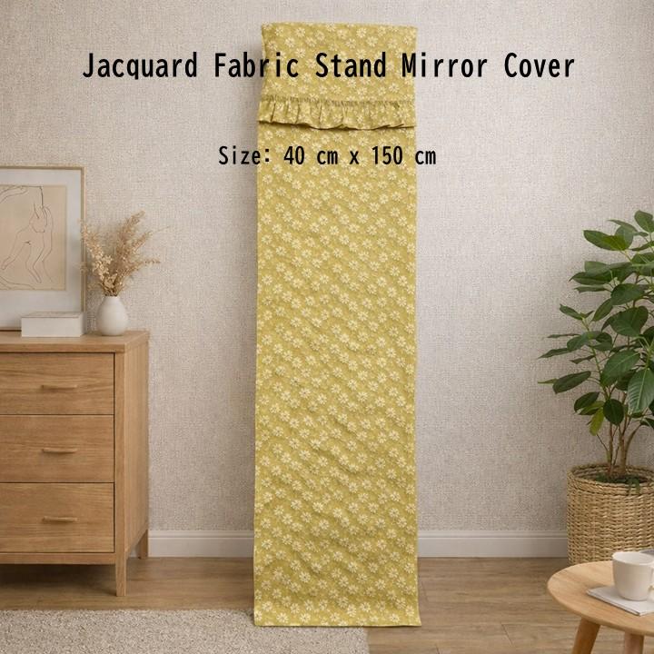 上質なジャガード生地 スタンドミラーカバー 巾40cmx丈150cm