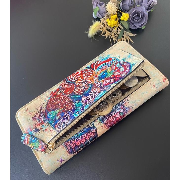 本革カラフル長財布 小銭入れ付き長財布 オシャレ かわいい 機能性抜群