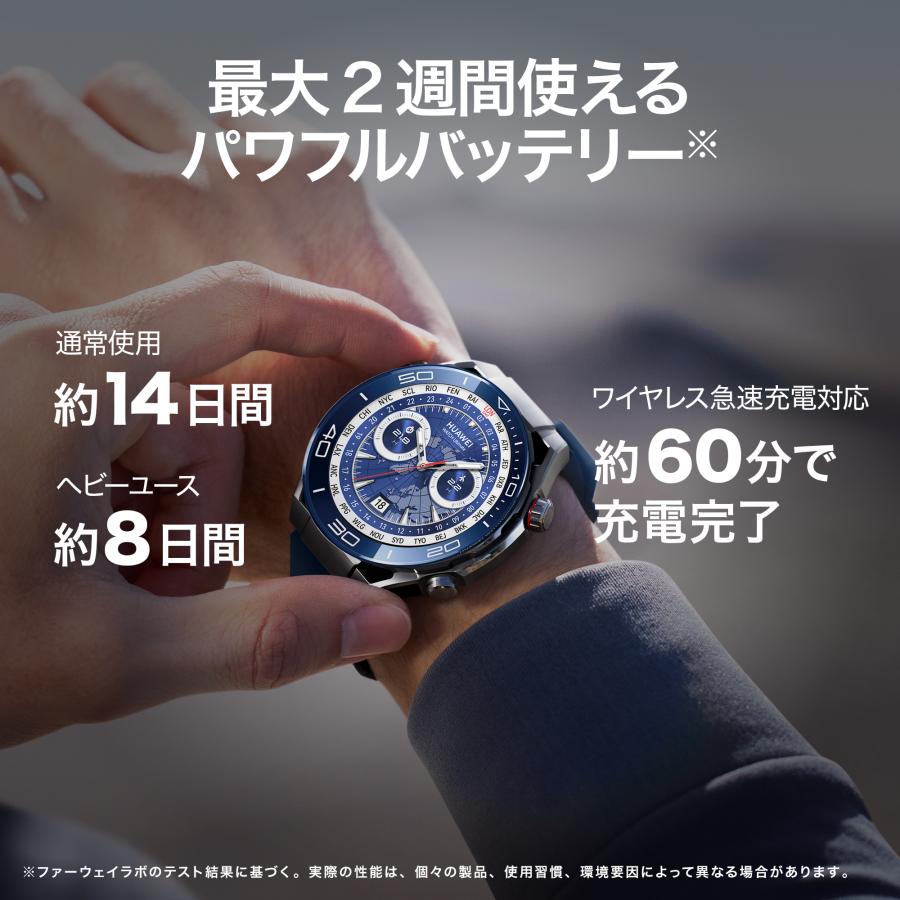 スマートウォッチ HUAWEI WATCH Ultimate 堅牢なリキッドメタル