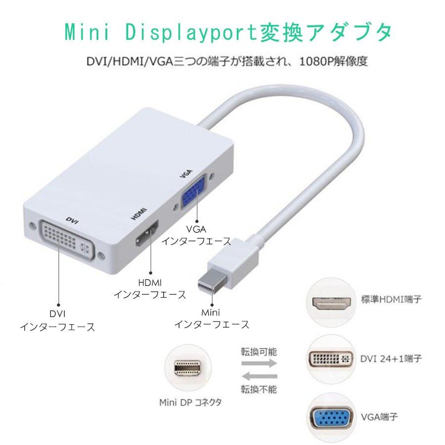 3 in 1変換アダプタケーブル ミニディスプレイポート サンダーボルト to HDMI/VGA/DVIメス 2021 :hi0716-11:株式会社フビライ - 通販 - Yahoo!ショッピング 3 in 1変換アダプタケーブル ミニディスプレイポート サンダーボルト to HDMI/VGA/DVIメス 2021 :hi0716-11:株式会社フビライ - 通販 - Yahoo!ショッピング