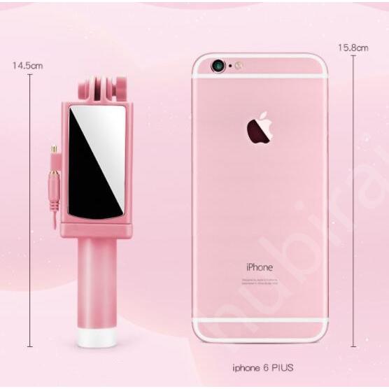 自撮り棒 セルカ棒 有線式 6段調節 Iphone Android 対応 伸縮式 折り畳み 持ち運びに便利 かわいい 長い 小さい コンパクト 軽い ミラー式 鏡 スマホ Hu 株式会社フビライ 通販 Yahoo ショッピング