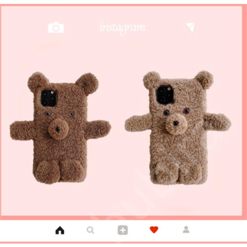 Iphone12 カバーケース 携帯 スマホケースふわふわ もこもこ肌触り 暖かい クマ ぬいぐるみ感 Iphone12 Iphone12mini Iphone12pro Iphone12pro Max Hu 株式会社フビライ 通販 Yahoo ショッピング