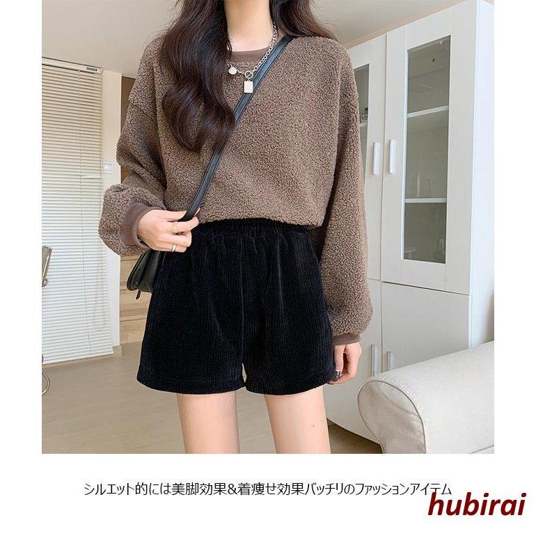 ショートパンツ 厚手 レディース ショーパン コーデュロイ 秋 短パン 冬 ハーフパンツ コーデュロイパンツ ショート丈 美脚 半ズボン お洒落 16春夏新作