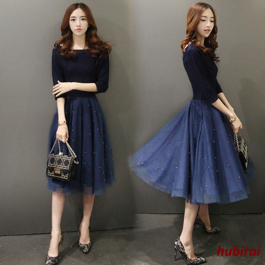 本命ギフト ワンピース レディース マキシワンピース 結婚式 チュールワンピース ボート ネック ビーズ 七分袖 ロング マキシワンピ 姫 オシャレ 上品 春秋新作 ワンピース Www We Job Com