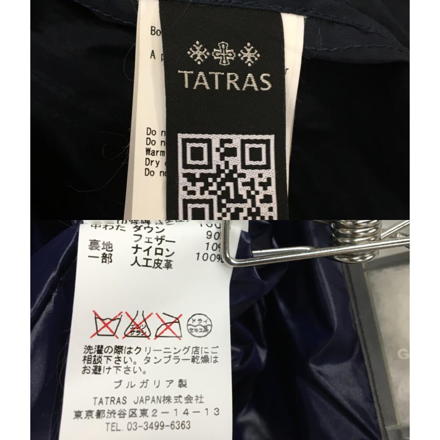 タトラス バーボン ミリタリージャケット ブルゾン ネイビー 