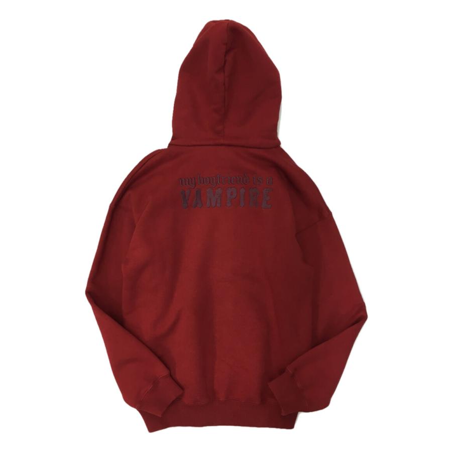 美品 ヴェトモン パーカー I'm PROBABLY LYING レッド レディース SIZE