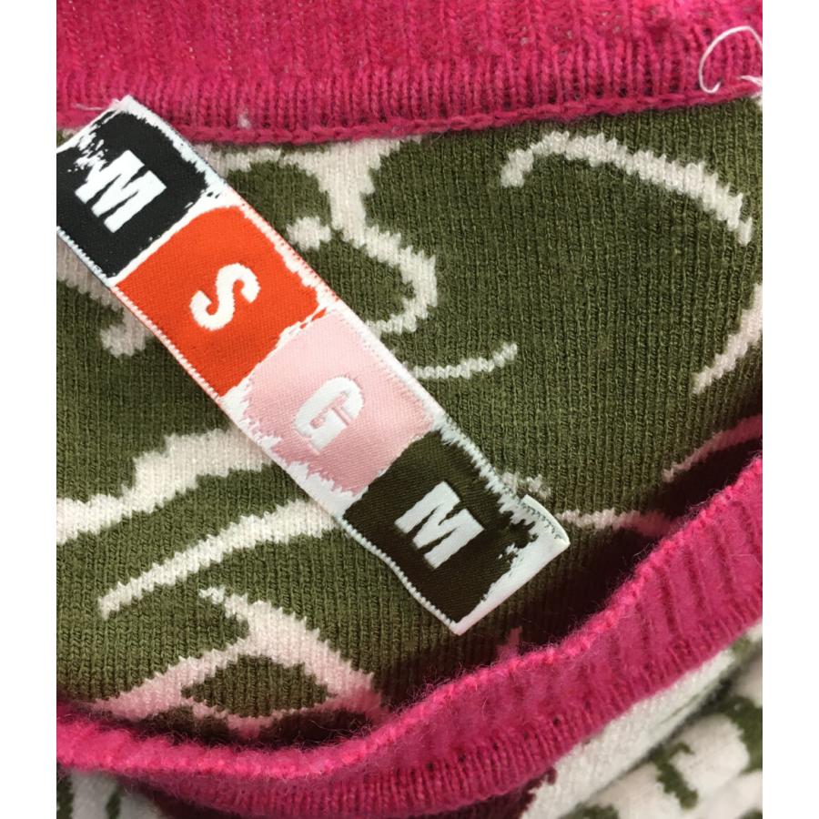 エムエスジーエム 総柄ニット レディース SIZE S MSGM 中古 : Rehello 