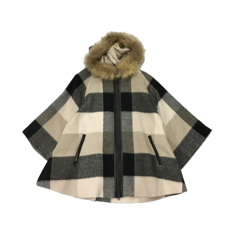 グレースコンチネンタル アルパカ混 ファー付きポンチョ レディース Size 36 Grace Continental 中古 Hugall Fashion ハグオール 通販 Yahoo ショッピング