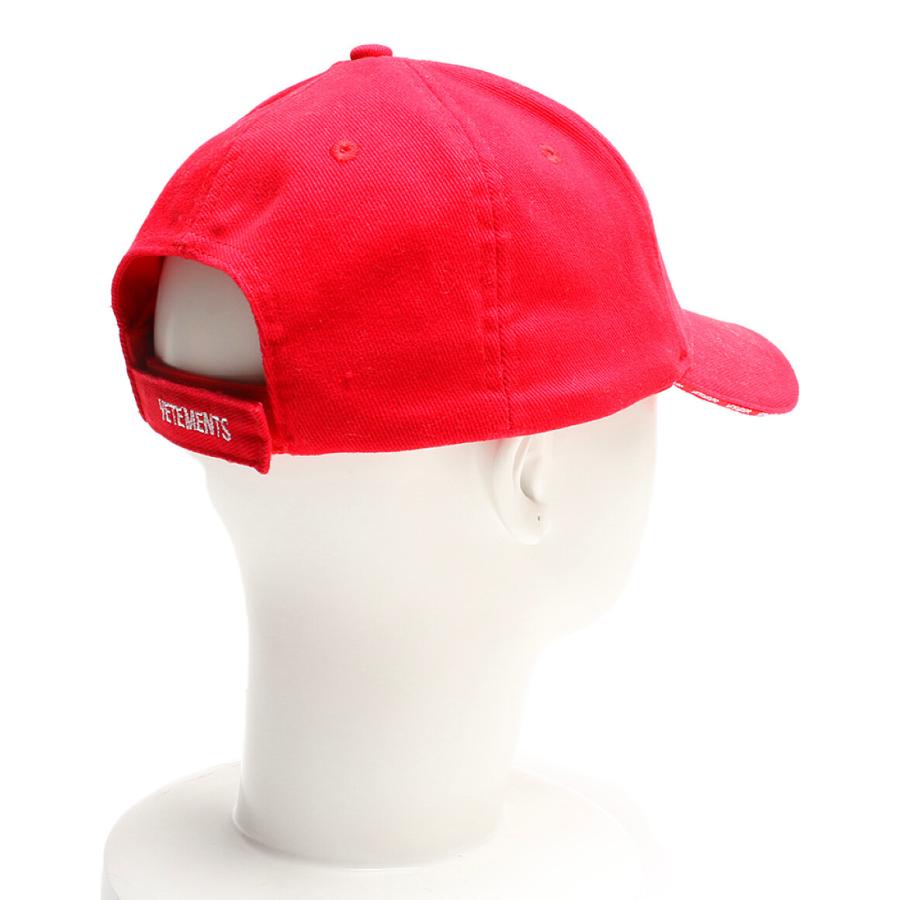 ヴェトモン キャップ レッド 18ss メンズ VETEMENTS 中古 : 801010400 