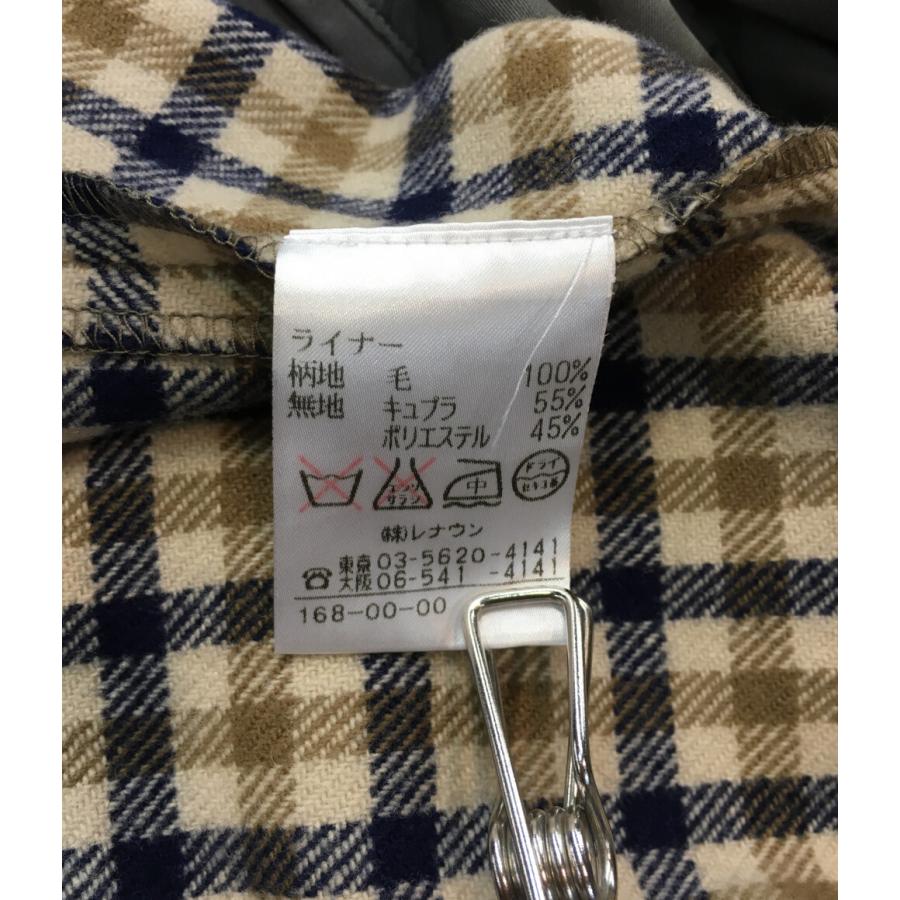 アクアスキュータム ステンカラーコート ライナー付 メンズ SIZE