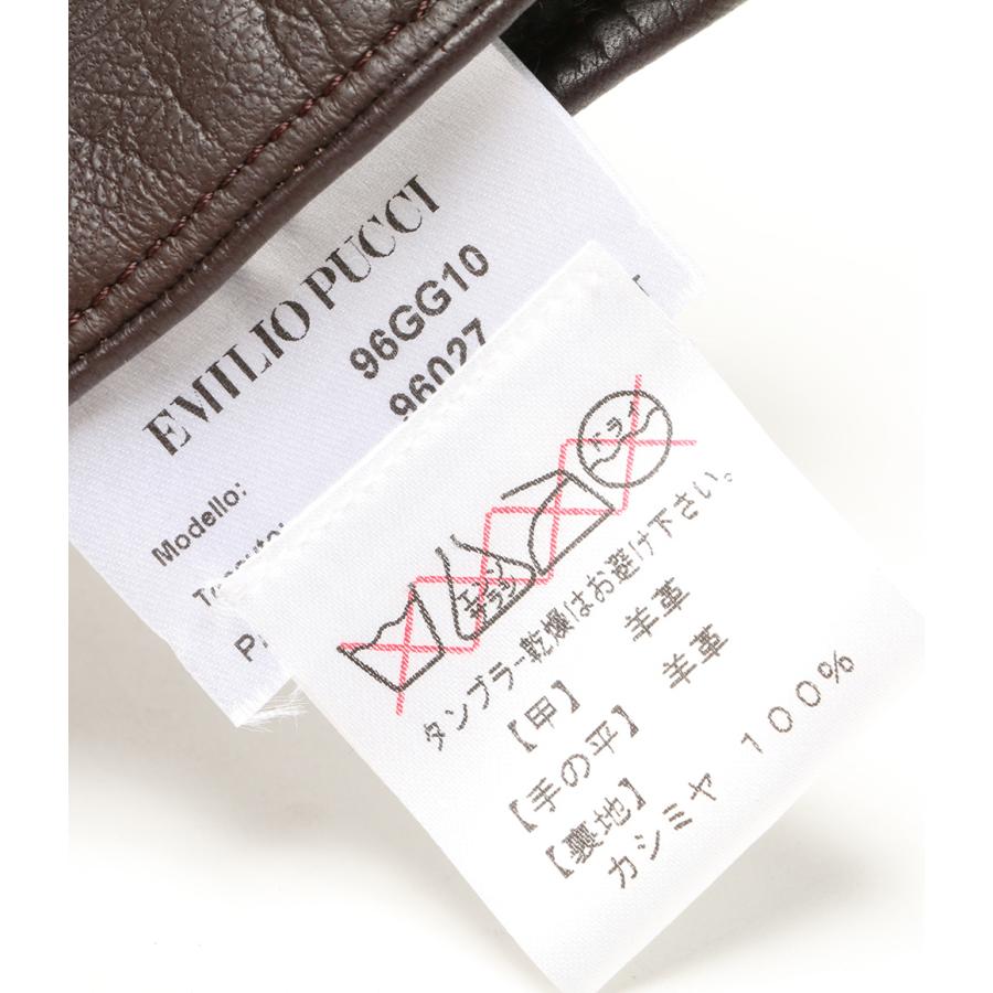 エミリオプッチ グローブ 手袋 カシミヤ100％ 96GG10 レディース SIZE