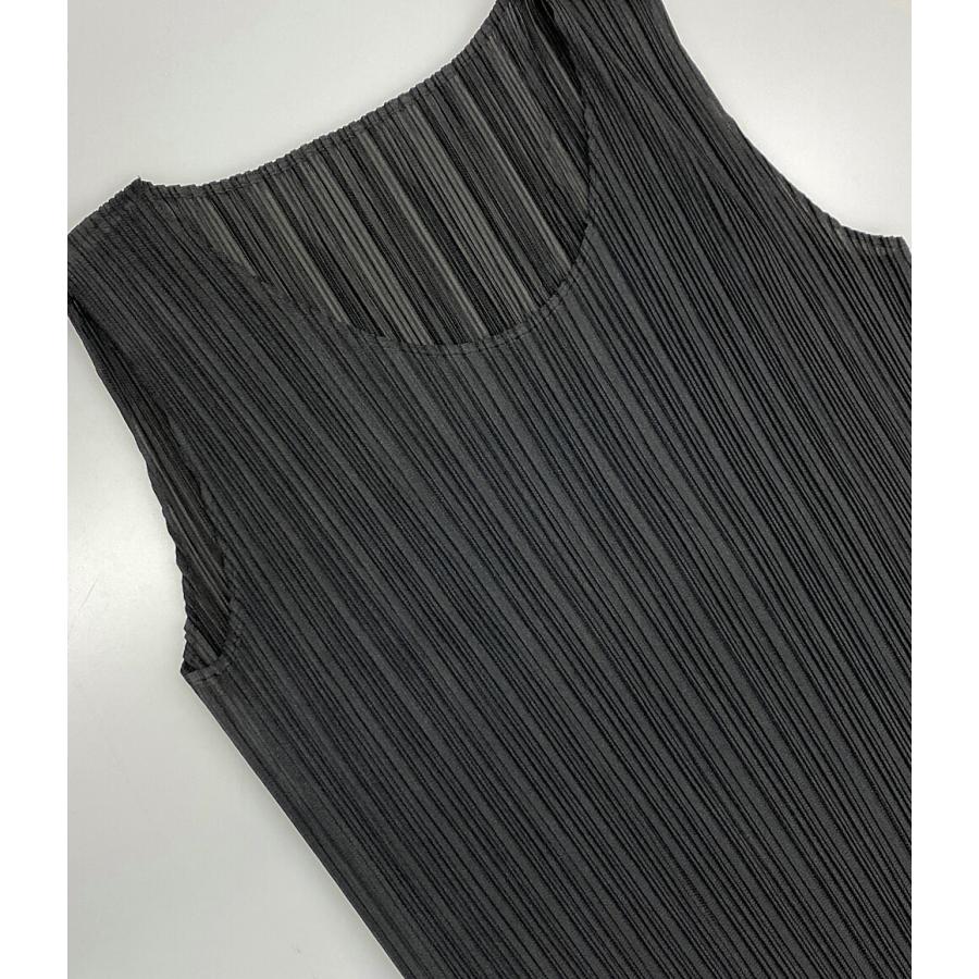 プリーツプリーズ ノースリーブワンピース ブラック PP04-JH648  