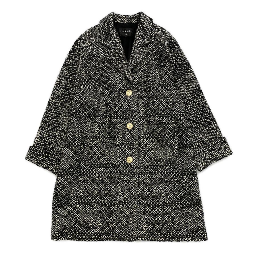 シャネル シングルコート ツイード レディース SIZE 38 CHANEL 中古  