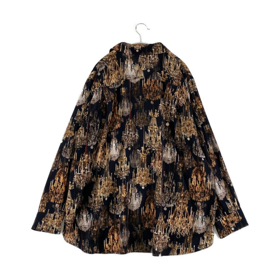 アンドエルシー 長袖シャツ シャンデリア柄 55001265 レディース SIZE 