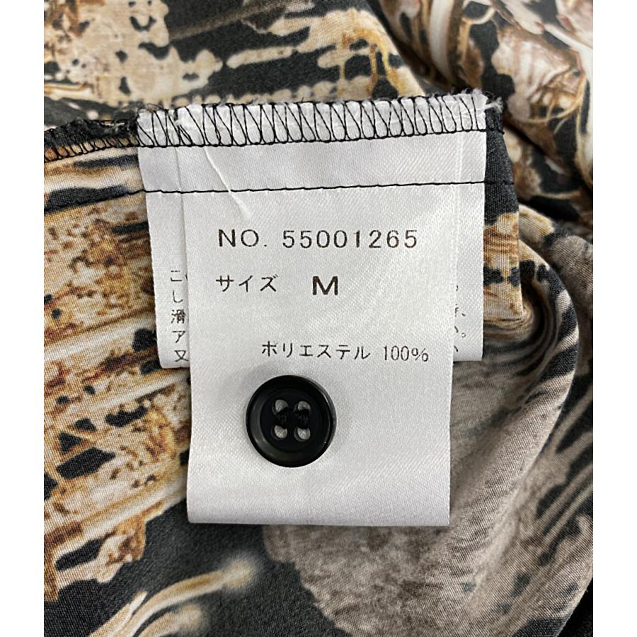 アンドエルシー 長袖シャツ シャンデリア柄 55001265 レディース