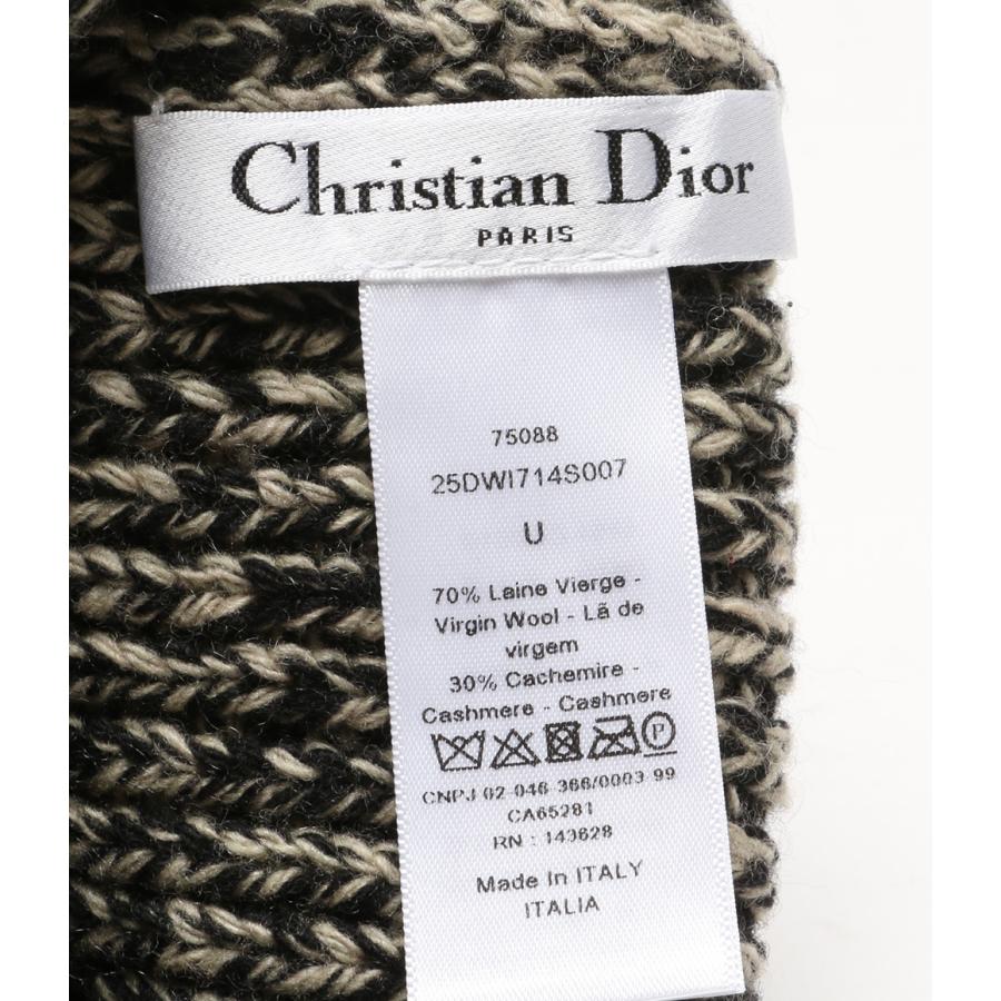 美品 クリスチャンディオール ロゴ ニット帽 レディース Christian Dior 中古｜hugall｜04