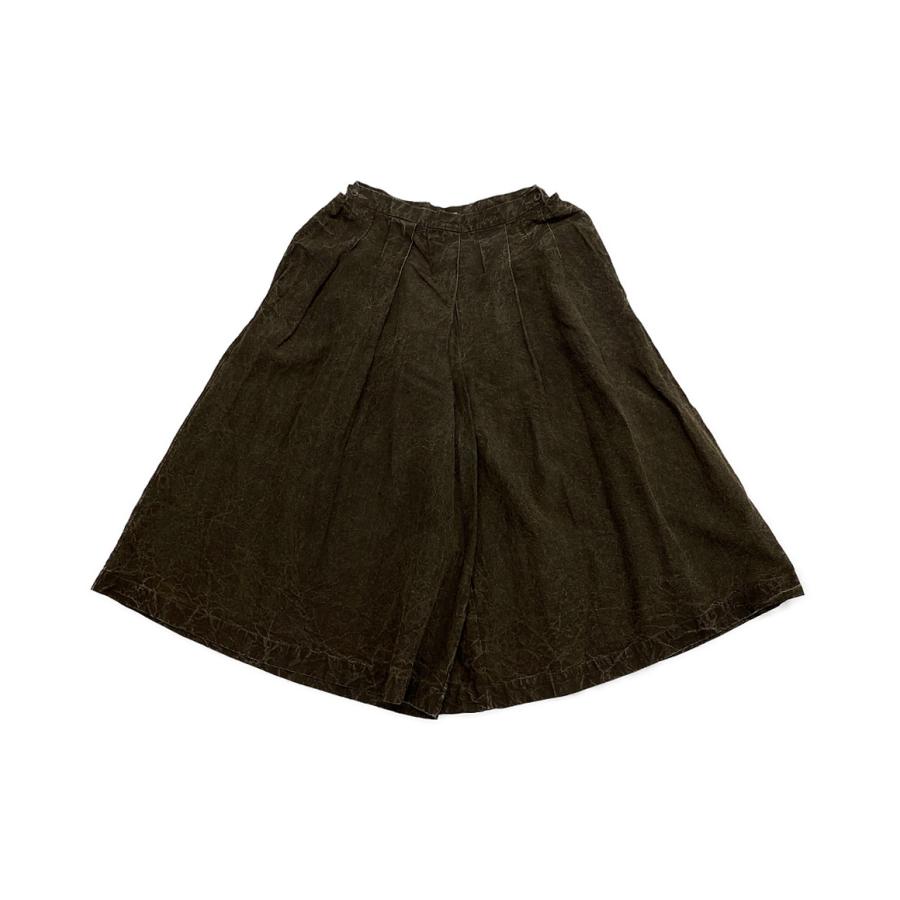 カヴァル リネンパンツ ブラウン レディース SIZE M KAVAL 中古