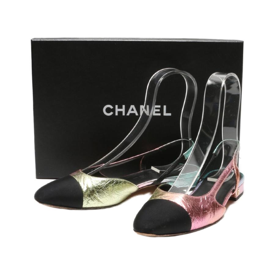 シャネル スリングバックパンプス レディース SIZE 36.5 CHANEL 中古