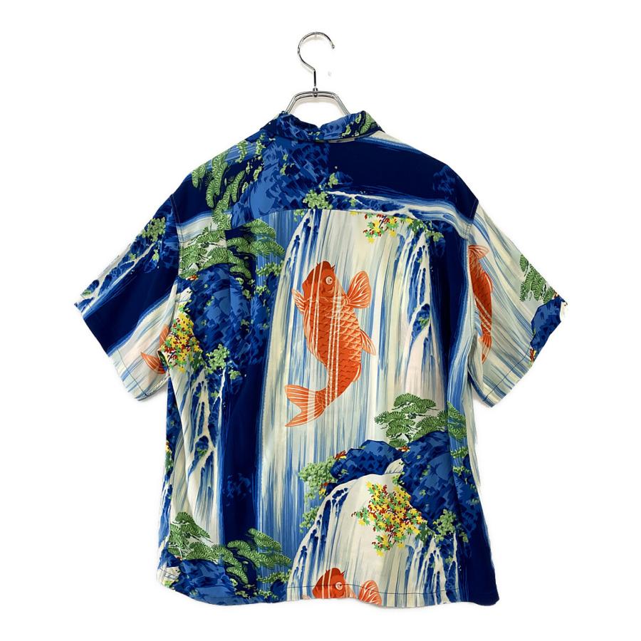 サンサーフ アロハシャツ 鯉 レーヨン メンズ SIZE M SUN SURF 中古