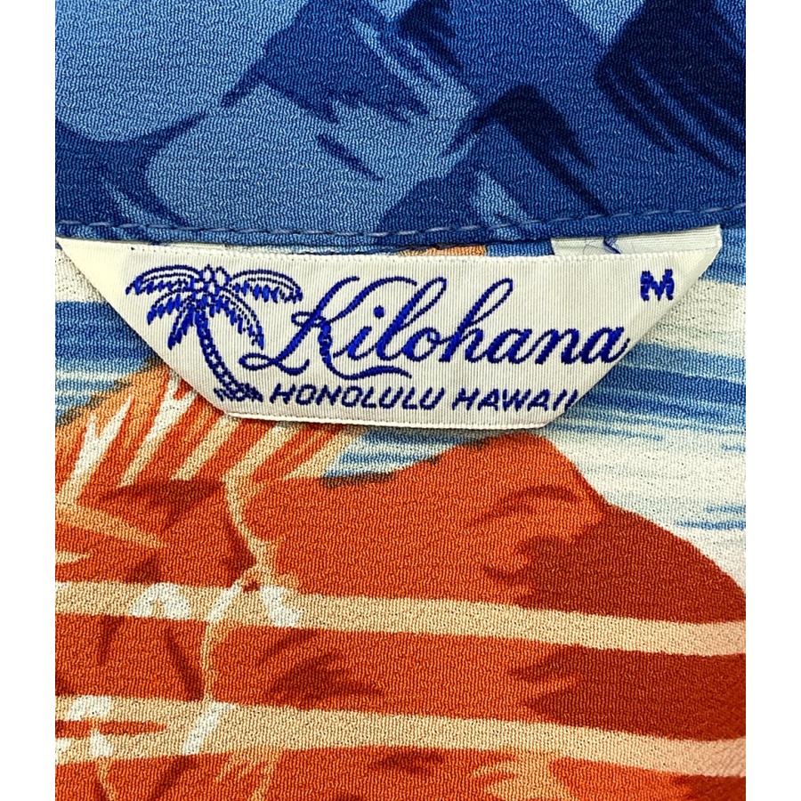 サンサーフ アロハシャツ 鯉 レーヨン メンズ SIZE M SUN SURF 中古