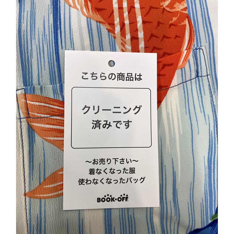 サンサーフ アロハシャツ 鯉 レーヨン メンズ SIZE M SUN SURF 中古