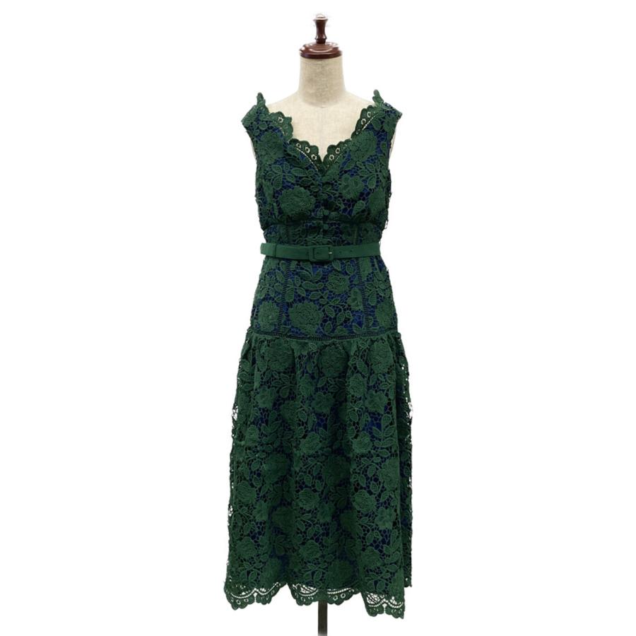 セルフ ポートレイト ノースリーブワンピース RS-20-074 グリーン 