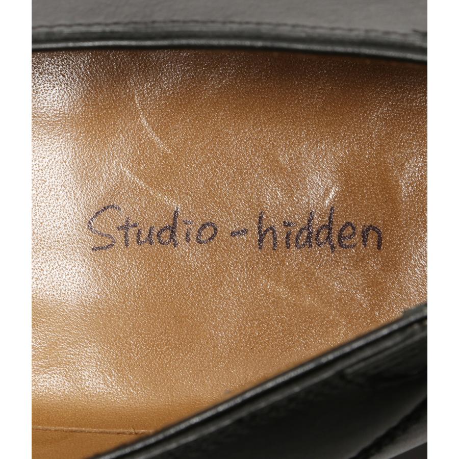 スタジオ ヒドゥン パンプス ジャーマンボックスカーフローファー